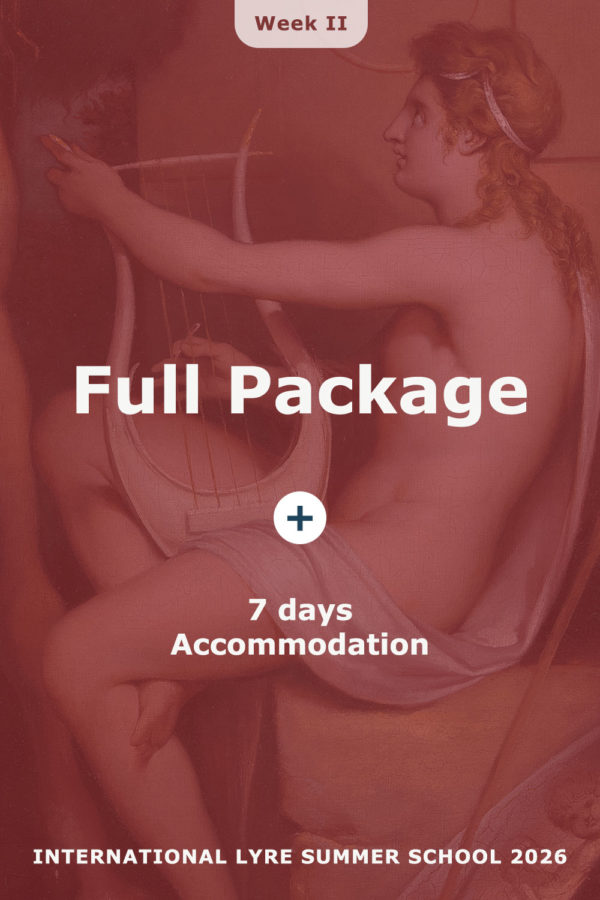 2026 Lyre Summer Camp - Week II - International Lyre Summer School by LyreAcademy.com - Live & Study Together for 7 days - Lessons for Your Level - Access to All Courses - Certificate of Attendance - Hands-on Experience - Communal living - Mediterranean Diet with an Ancient Twist